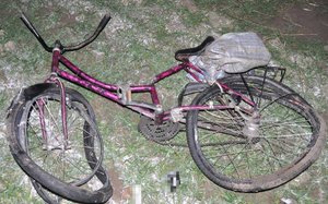 uszkodzony rower